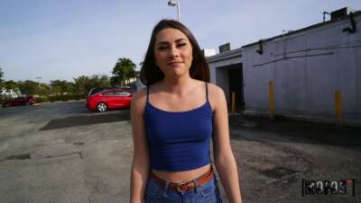 Tony Rubino - Mackenzie Mace - Jean Shorts - Beautiful pierced teen slut Mackenzie Mace in handjob porn video - xxxfiles.com - Usa