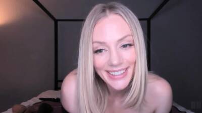 Blond Busty Woman Uses Multiple Squirting Dildo - nvdvid.com