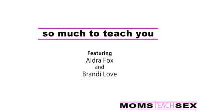 Surprise Threesome With His Step Mom - Brandi Love And Aidra Fox - hotmovs.com