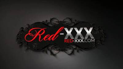 Red XXX - Sexy MILF Red XXX stuffs her pussy with a big dildo - nvdvid.com