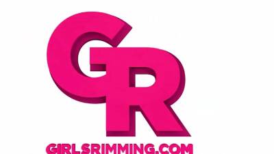 GIRLSRIMMING - Stunning Katie Kush gives a juicy rimjob - nvdvid.com