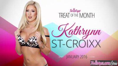 Kathrynn St-Croixx starring at Blondy Cant Sit Dow - sexu.com