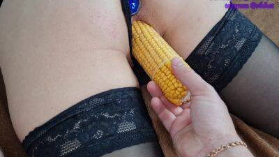 Orgasm From Double Penetration With Vegetable Corn - hclips.com