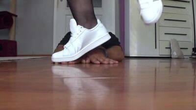 Trampling On Fingers With Adidas Shoes - hclips.com