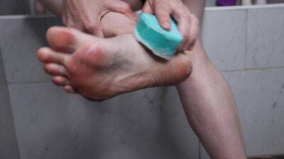 Solo Lonely Wife Needs You Worship Clean Feet Sheer Socks Soapy Foot Scrub No Talking - hclips.com
