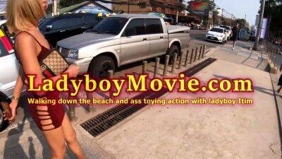 Exotic beach pick-up with gorgeous dick-girl - drtvid.com