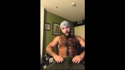 Hairy Lumberjack Shows Off his Cock ( No Cum ) - nvdvid.com