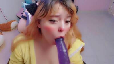 Cute Girl Does Blowjob Sloppy With Of Saliva And It Is Very Excited - upornia.com