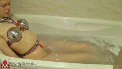 Bath In My Chastity Belt, Bra And Collar (old Video) - upornia.com