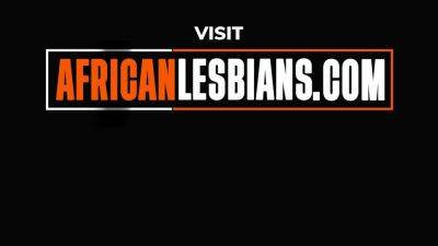 Busty and Slim Ebony Lesbians OUTDOOR - sunporno.com