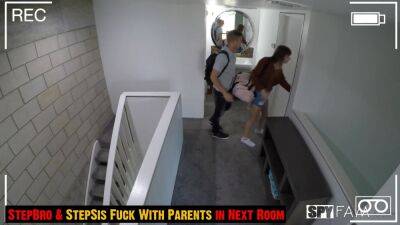 Step sibling pound with their parents in the next room - sexu.com