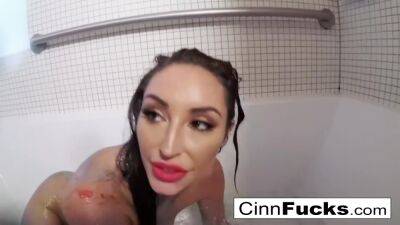 Christiana Cinn - Christiana Cinn - Christiana Glitters Up Her Shower - upornia.com