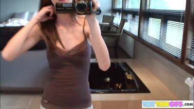 BrookeSkye showing teen body and pussy closeup - hotmovs.com