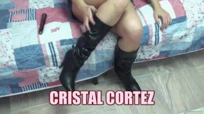 Is In Slutty Boots And Fucking Her Tight With Cristal Cortez - hotmovs.com