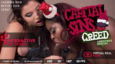 Jasmine Webb - Miyuki Son - Capital sins: Greed - Christmas Special - txxx.com - Britain