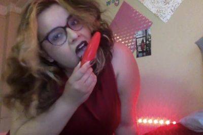 Watch Me Use My Vibrator In My Red Dress Til I Cum - upornia.com