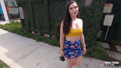 Lily Lou - Lily Lou's First Porn Casting: A Naughty Teens' Romp in Public - sexu.com