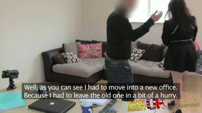 Jasmine James - Jasmine James, the petite British slut, tricked into a hot reality casting couch fuck with a cumshot - sexu.com - Britain