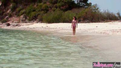 Watch Zara's solo beach adventure - Alone at the Beach - sexu.com