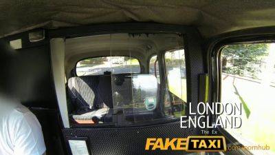 Valerie Fox - Valerie Fox gets her tight butt drilled in a fake taxi after a steamy public fuck - sexu.com - Britain