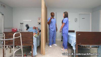 Vivian Fox - Fit Doctor Wife Vivian Fox Cuckolds In Hospital Room - CuckHunter - hotmovs.com