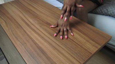 Ebony Hand Finger Nails Fetish - SoloAustria - hotmovs.com