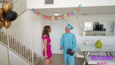 Anya Olsen - Stepmom Anya Olsen Fucking on Graduation Day - porntry.com