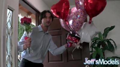 Chubby Cutie Ashley Ace Rides Her Man's Prick on Valentine - hotmovs.com