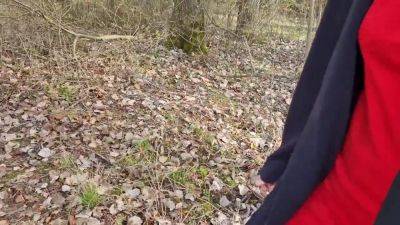 Blowjob On - Shy Russian Girl Gave Me Slobbery Blowjob On A First Date In The Wood! - hotmovs.com - Russia