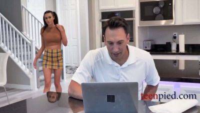 Mila Taylor - Mia Taylor - Stepdaughter Mia Taylor Catches Stepdad Jerking Off - xxxfiles.com