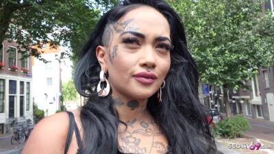GERMAN SCOUT - BROWN LATINA INK INSTAGRAM MODEL BIBI PICKUP TO FUCK IN AMSTERDAM - Reality - xtits.com - Germany - city Amsterdam