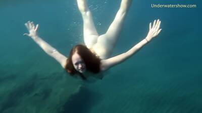 Tenerife Underwater Swimming Hot Ginger - hdzog.com