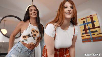 Amoral redhead and brunette babes memorable adult clip - xtits.com